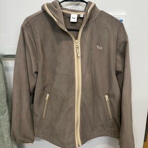 TNA Aritzia polar fleece with hood
